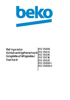BEKO DSE 25020