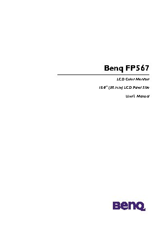 BENQ FP567 s