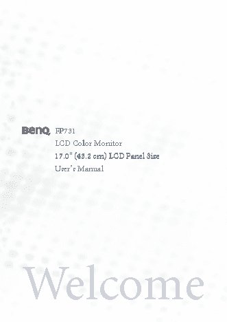 BENQ FP731