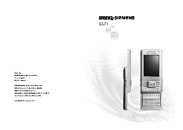BENQ-SIEMENS EL71