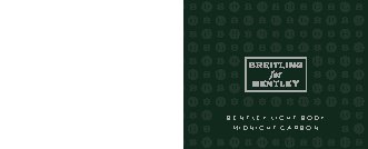 BENTLEY LIGHT BODY MIDNIGHT CARBON