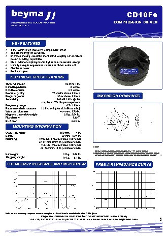 BEYMA CD10Fe