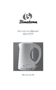 BINATONE CEJ 1777 W