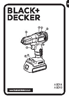 BLACK&DECKER ASD14K