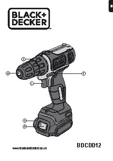 BLACK&DECKER BDCDD12