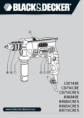 BLACK&DECKER CD 714 CRES
