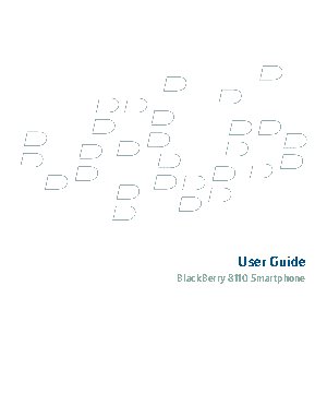 BLACKBERRY Pearl 8110