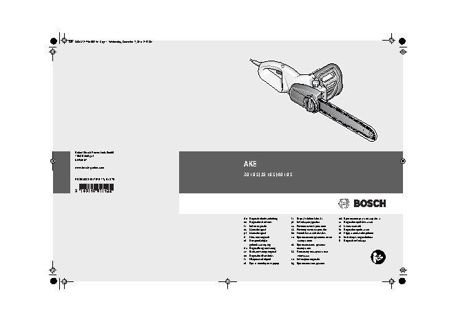 BOSCH AKE 30-19 S