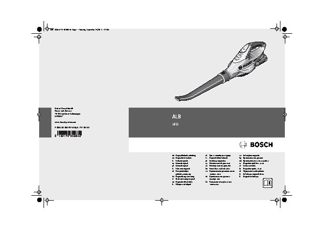 BOSCH ALB 18 LI