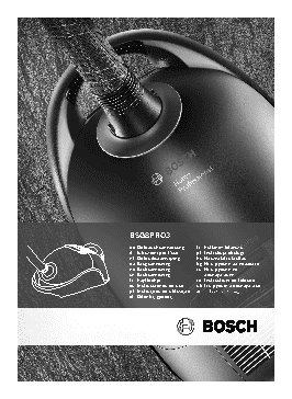 BOSCH BSG 8PRO3