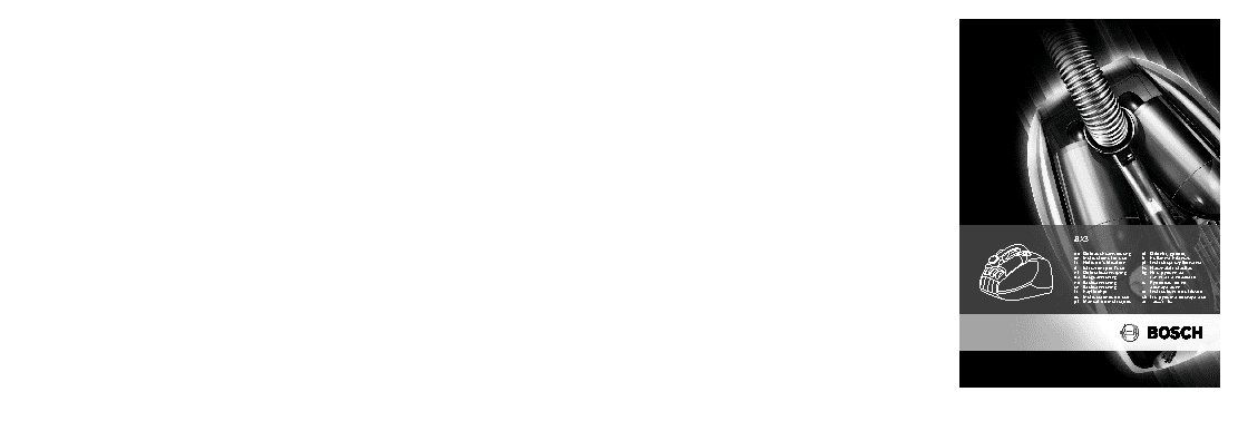 BOSCH BX 31800