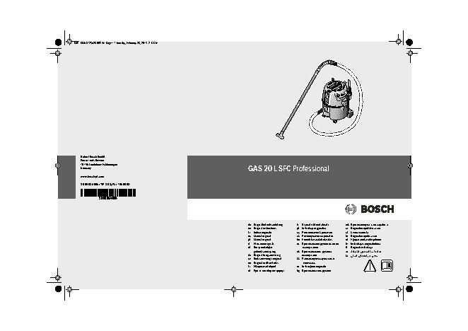 BOSCH GAS 20 L SFC