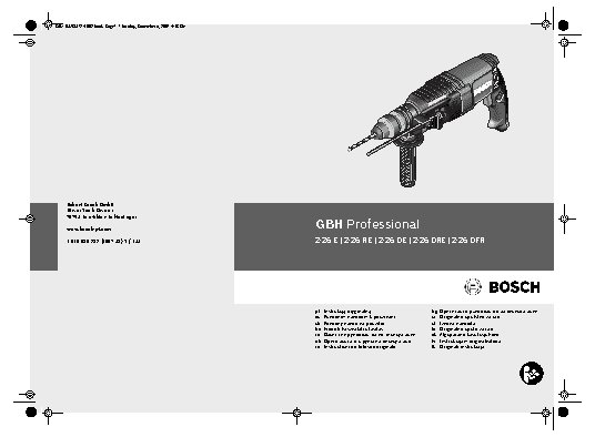 BOSCH GBH 2-26 DRE-Set
