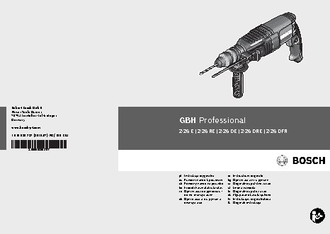 BOSCH GBH 2-26 DRE Professional