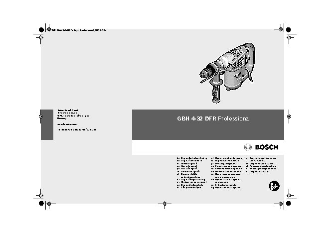 BOSCH GBH 4-32 DFR-S