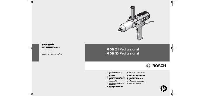 BOSCH GDS 24 Professional