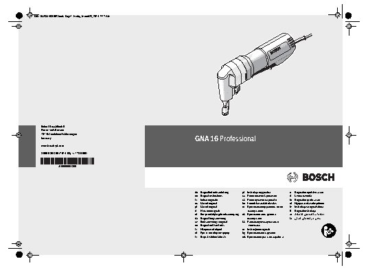 BOSCH GNA 16 Professional