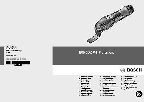 BOSCH GOP 10, 8 V-LI (060185800C)