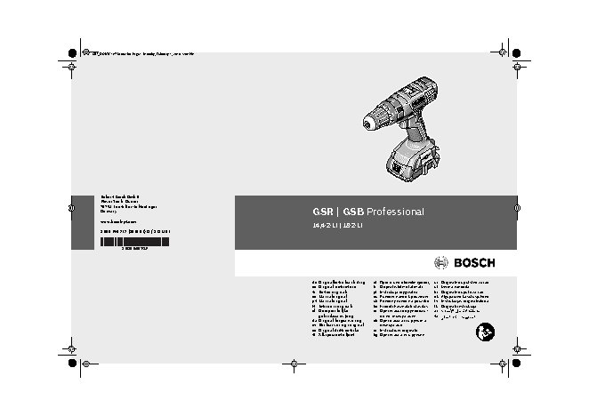 BOSCH GSR 14, 4-2-LI