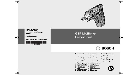 BOSCH GSR Mx2Drive 2x1, 3Ah
