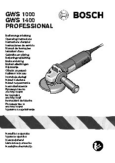 BOSCH GWS 1400