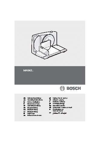 BOSCH MAS 4201