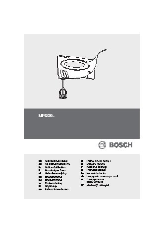 BOSCH MFQ3010