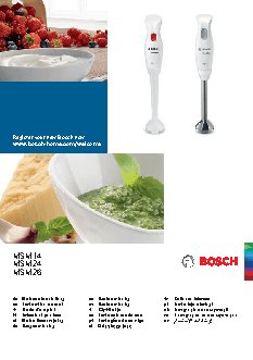 BOSCH MSM 2610 B