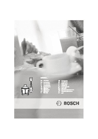 BOSCH MSM 6A20