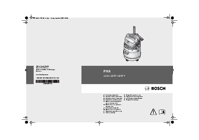 BOSCH PAS 11-21