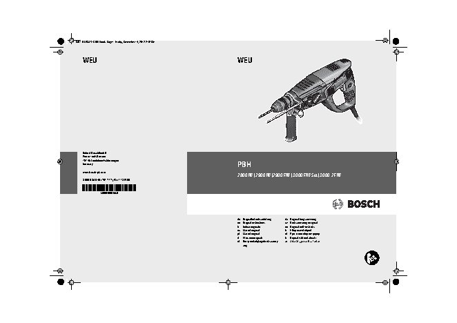 BOSCH PBH 2900 RE Professional