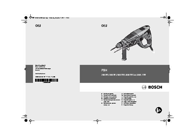 BOSCH PBH 3000 FRE 0603393220