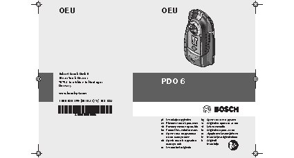 BOSCH PDO 6