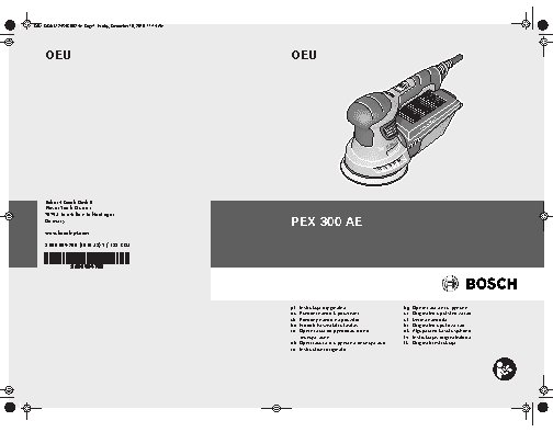 BOSCH PEX 300 AE (06033 A 3020)