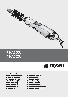 BOSCH PHA 2302 GlamouRed Care