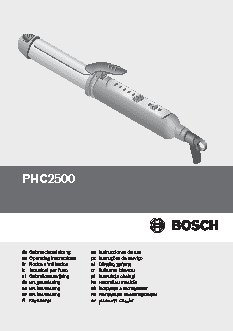 BOSCH PHC 2500 ProSalon