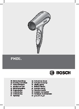 BOSCH PHD 5513 beautixx comfort