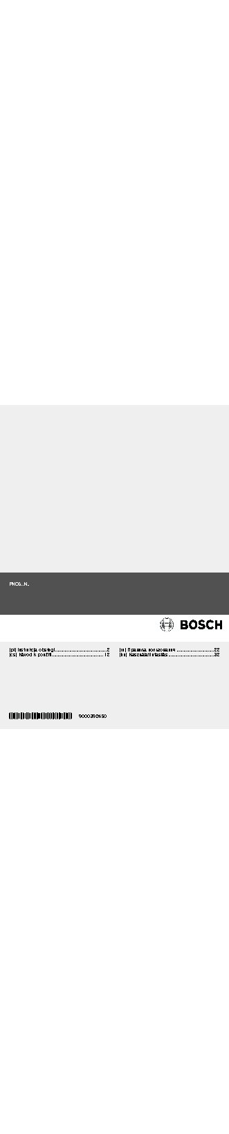 BOSCH PKC 675 N 14 D