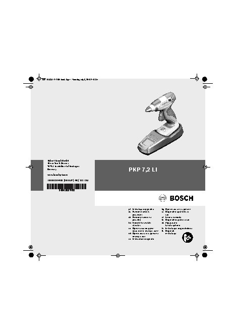 BOSCH PKP 7, 2 LI