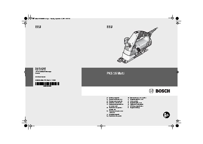 BOSCH PKS 16 Multi