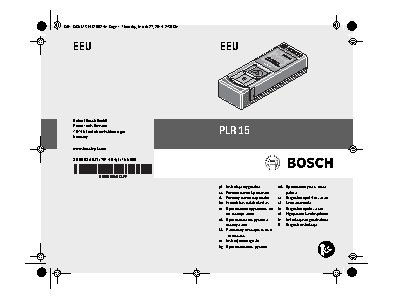 BOSCH PLR 15
