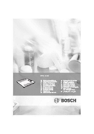 BOSCH PPW3120