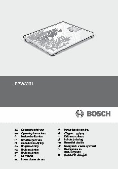 BOSCH PPW3301