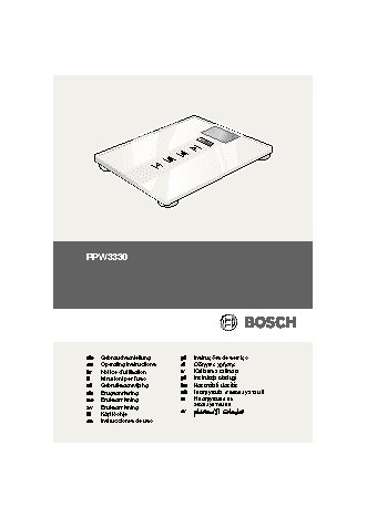 BOSCH PPW3330