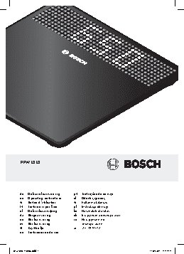 BOSCH PPW 1010 AxxenceCrystal