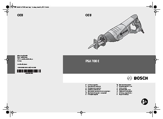 BOSCH PSA 700 E (06033 A 7020)