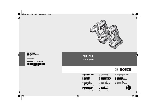 BOSCH PSB 18 LI-2 Ergonomic
