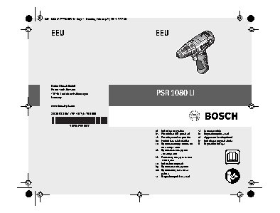 BOSCH PSR 1080 LI/2 (0.603.9A2.021)