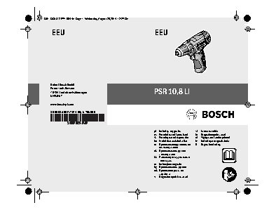 BOSCH PSR 10, 8 LI