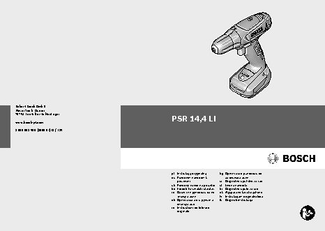 BOSCH PSR 14, 4 Li (0.603.954.322)